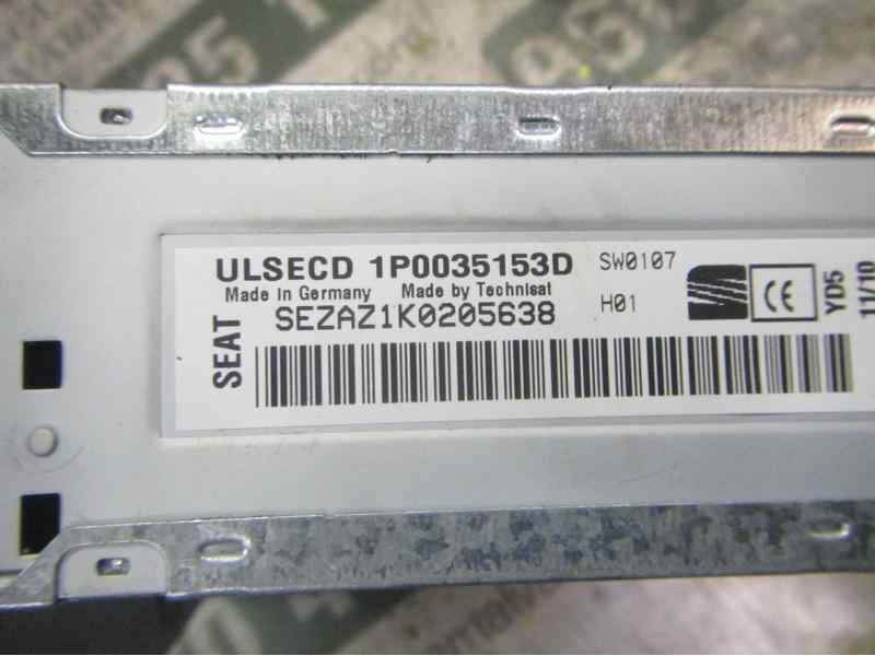 Recambio de sistema audio / radio cd para seat leon (1p1) reference referencia OEM IAM   