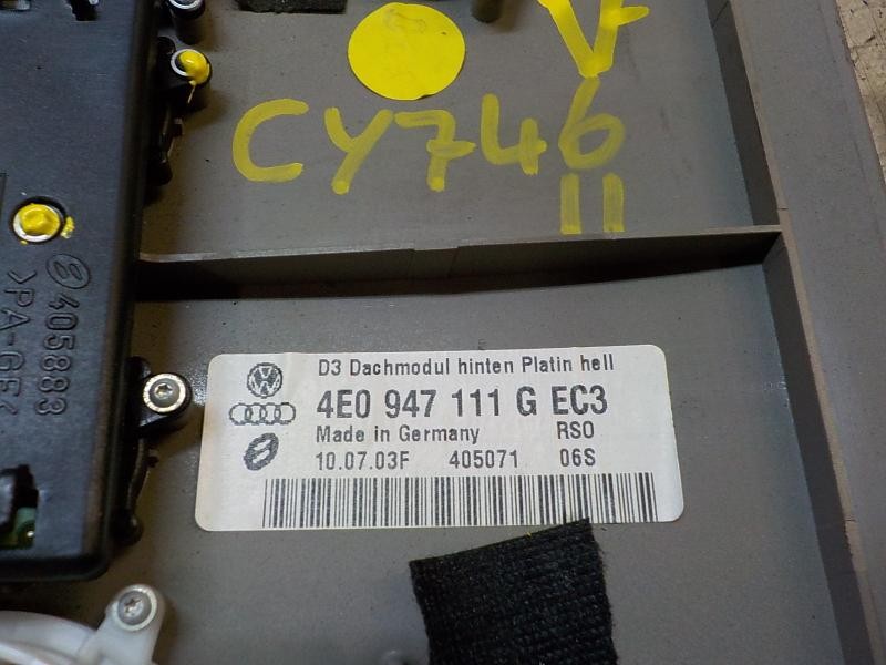 Recambio de piloto interior para audi a8 (4e2) 4.2 v8 40v referencia OEM IAM 4E0947111GEC3 4E0947111G 