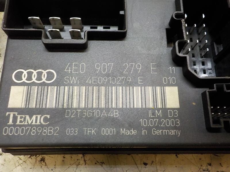 Recambio de modulo electronico para audi a8 (4e2) 4.2 v8 40v referencia OEM IAM 4E0910279S 4E0907279E 00007898B2