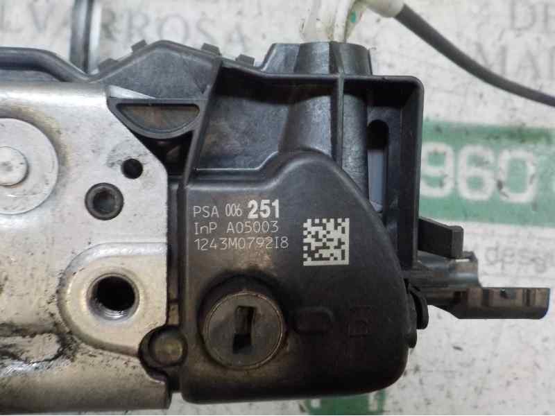 Recambio de cerradura puerta trasera derecha para citroën c3 1.6 16v hdi referencia OEM IAM 9800625180  