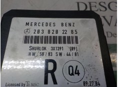 Recambio de modulo electronico para mercedes-benz clase c (w203) berlina 2.2 cdi cat referencia OEM IAM A2038202285 2038202285  2