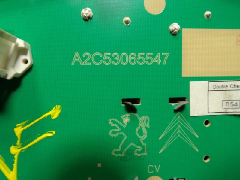 Recambio de cuadro instrumentos para peugeot 207 cc 1.6 16v referencia OEM IAM 610626 96620398001 A2C53190332