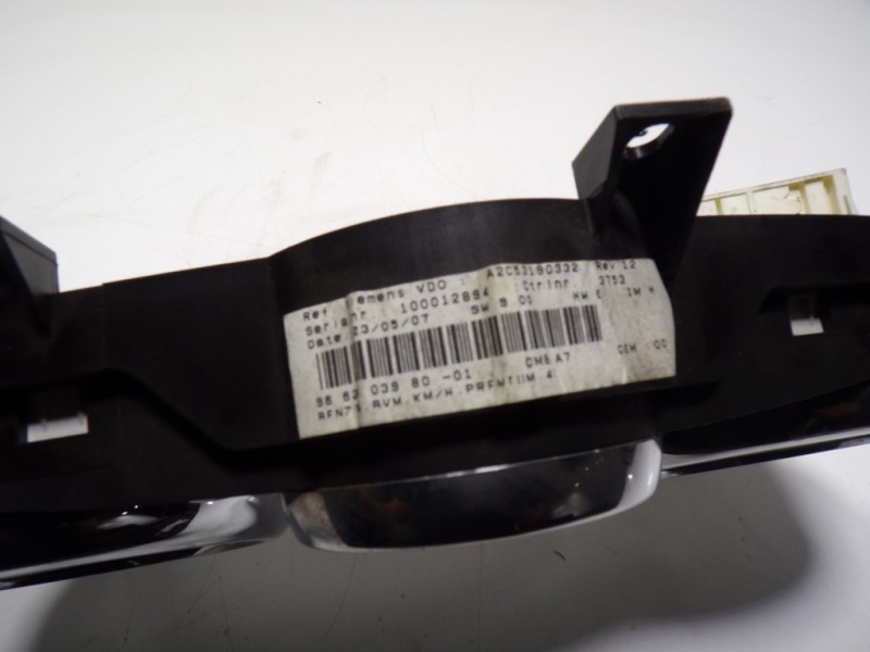 Recambio de cuadro instrumentos para peugeot 207 cc 1.6 16v referencia OEM IAM 610626 96620398001 A2C53190332