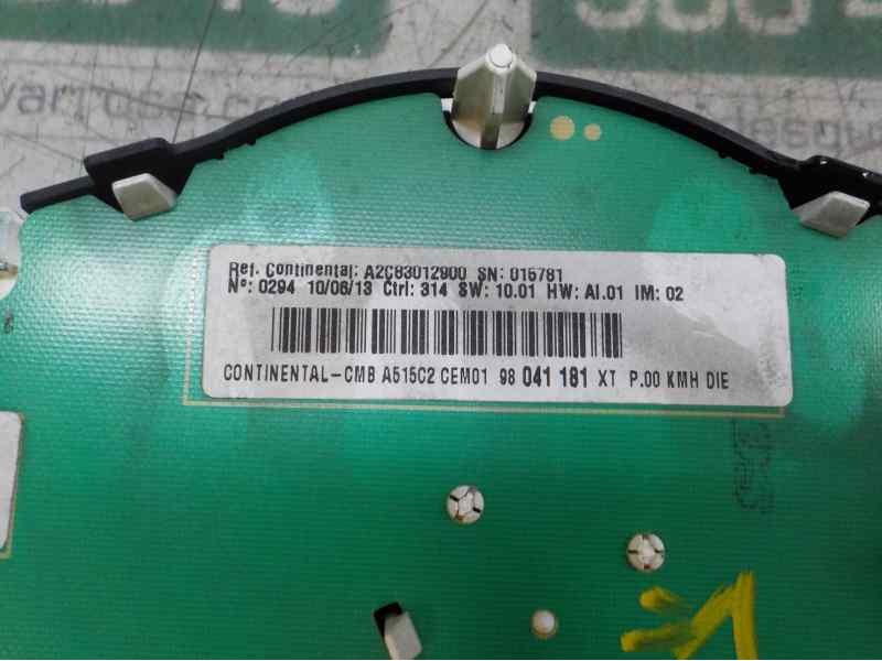 Recambio de cuadro instrumentos para citroën c3 1.6 16v hdi referencia OEM IAM 98041181XT 98041181XT 