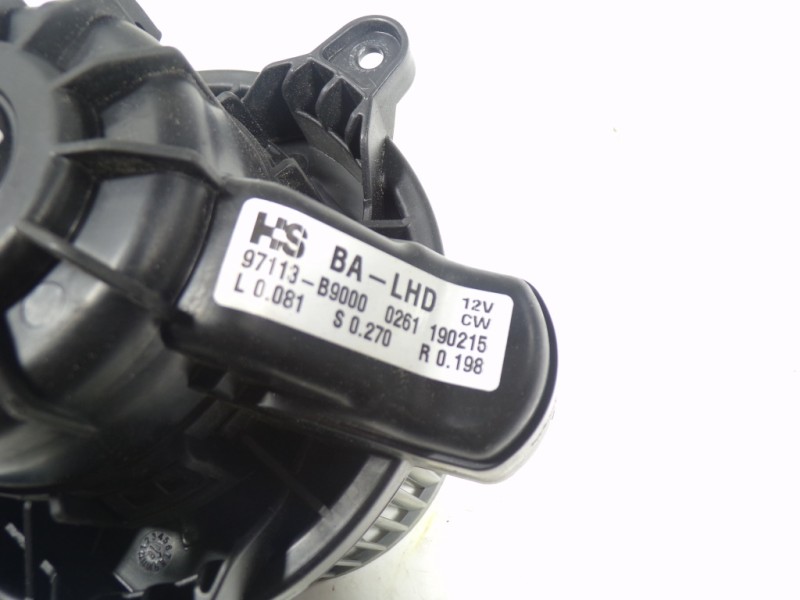 Recambio de motor calefaccion para hyundai i10 1.0 cat referencia OEM IAM 97113B9000 97113B9000 