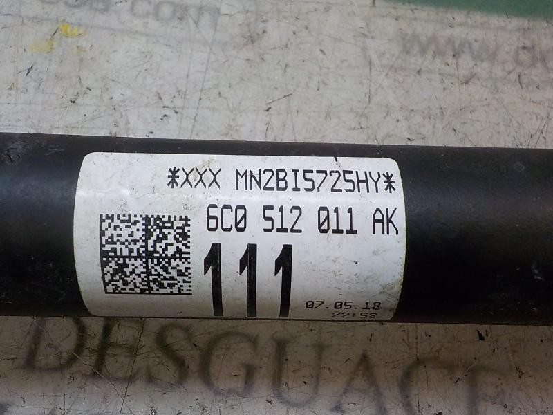 Recambio de amortiguador trasero izquierdo para skoda fabia active referencia OEM IAM 6C0513025AK 6C0512011AK 