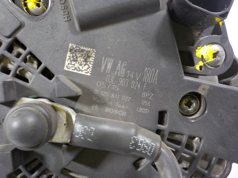 Recambio de alternador para volkswagen cc (358) 2.0 tdi referencia OEM IAM 03L903024F 03L903024F 