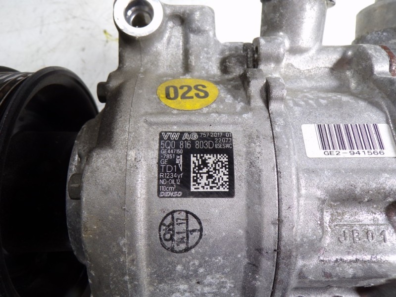 Recambio de compresor aire acondicionado para seat leon (5f1) fr referencia OEM IAM 5Q0816803 5Q0816803D 4471507851