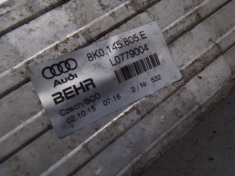Recambio de intercooler para audi q5 (8r) 3.0 tdi quattro (190kw) referencia OEM IAM 8K0145805E 8K0145805E 