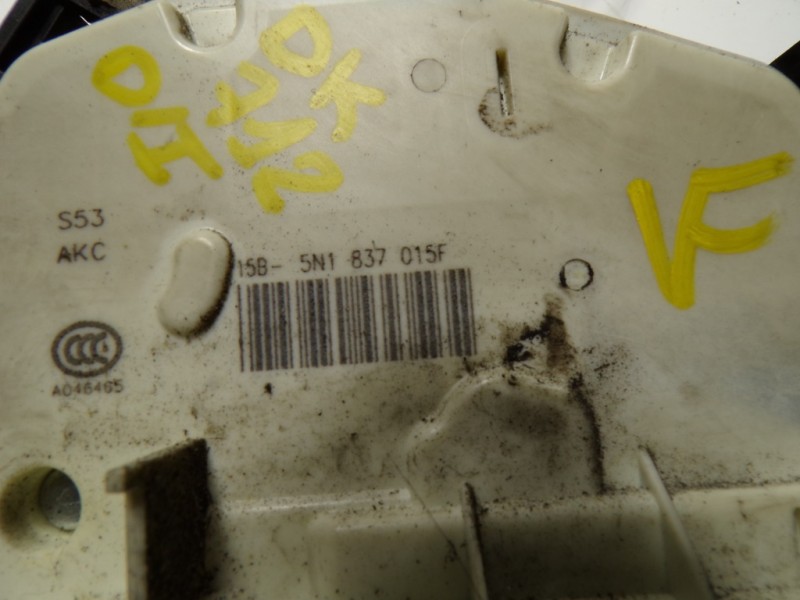 Recambio de cerradura puerta delantera izquierda para volkswagen cc (358) 2.0 tdi referencia OEM IAM 5N1837015F 5N1837015F 