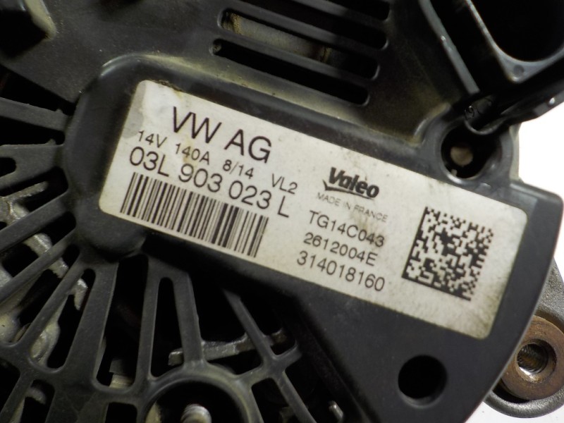 Recambio de alternador para skoda octavia lim. (5e3) active referencia OEM IAM 03L903023L 03L903023L TG14C043
