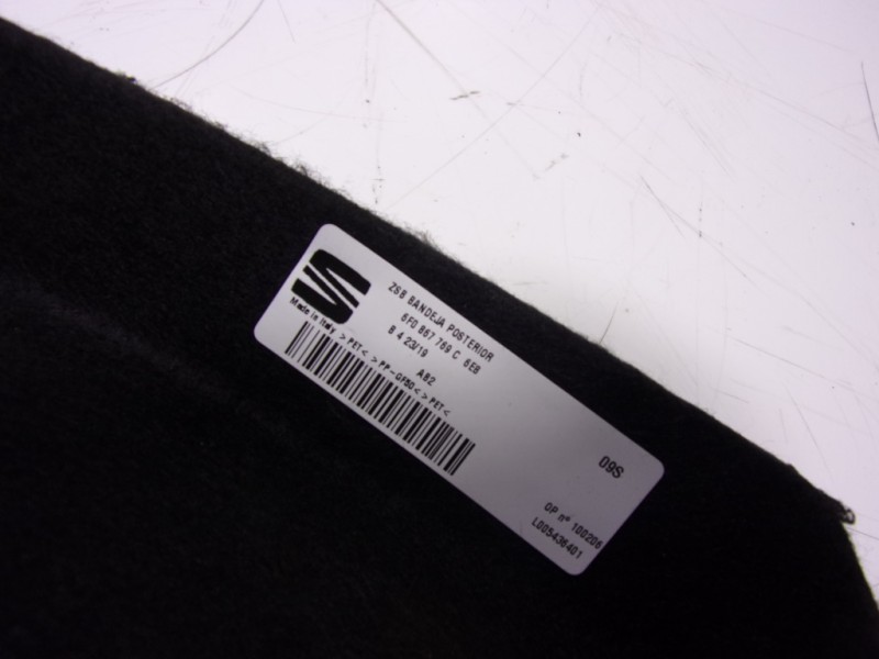 Recambio de bandeja trasera para seat ibiza (kj1) 1.0 tsi referencia OEM IAM  6F0867769C 