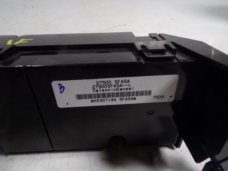 Recambio de mando climatizador para nissan micra v (k14) 0.9 cat referencia OEM IAM 275005FA5A 275005FA5A 