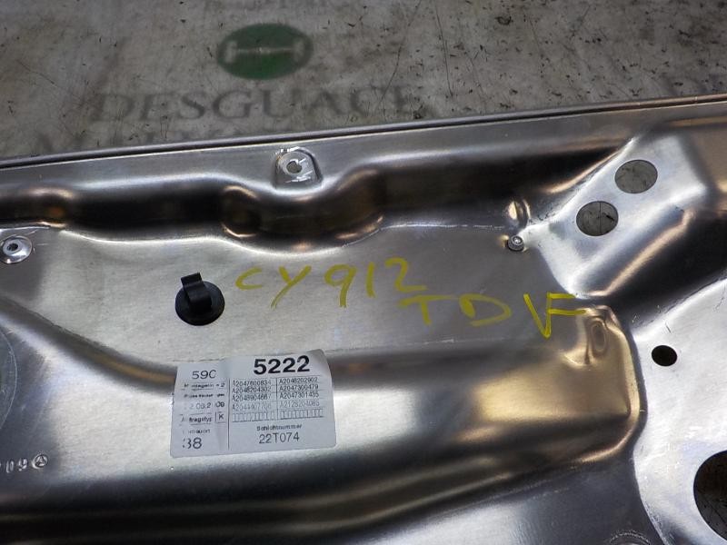 Recambio de elevalunas trasero derecho para mercedes-benz clase c (w204) berlina 1.6 cat referencia OEM IAM A2047300879  