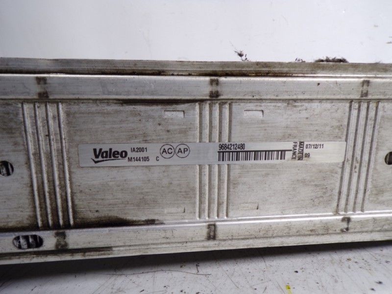 Recambio de intercooler para citroën berlingo cuadro 1.6 hdi fap referencia OEM IAM  9684212480 