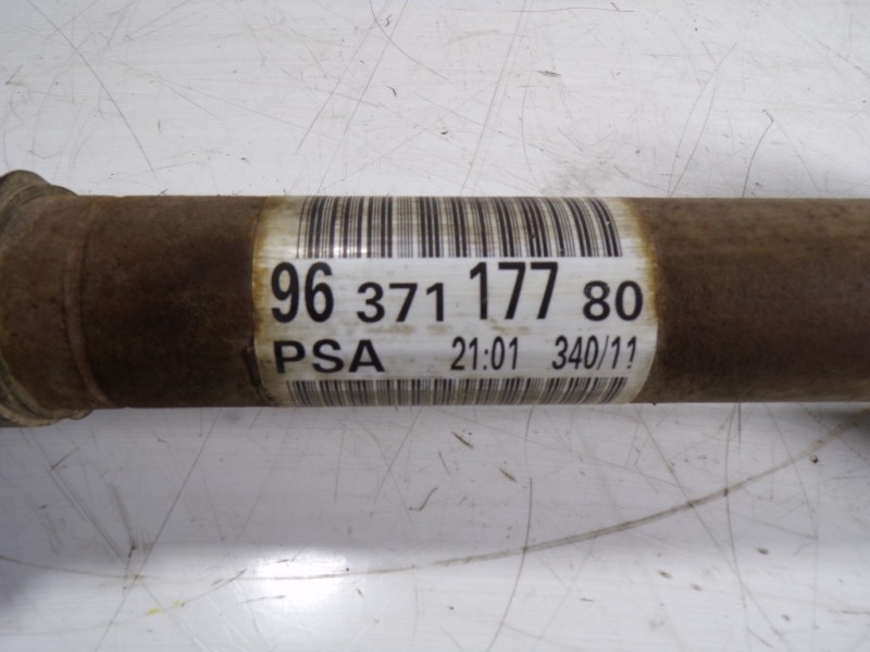 Recambio de transmision izquierda para citroën berlingo cuadro 1.6 hdi fap referencia OEM IAM  9637117780 