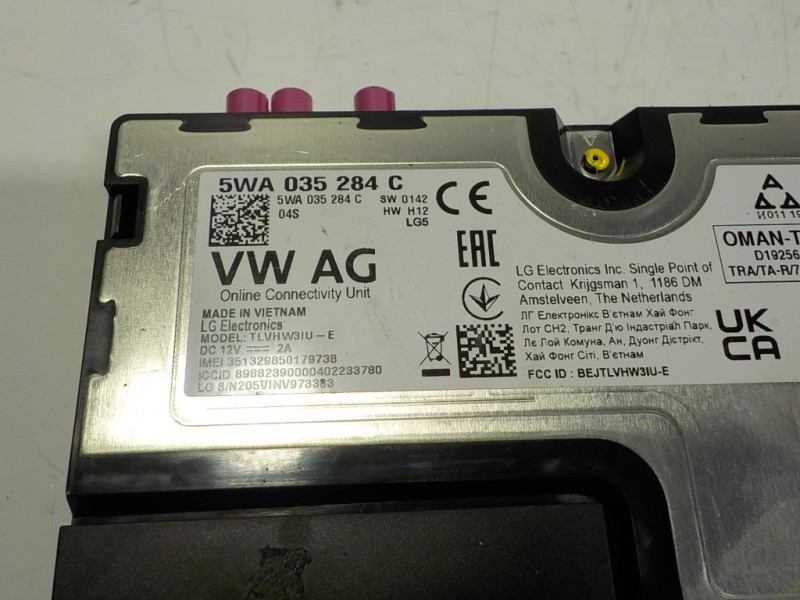 Recambio de modulo electronico para seat leon sportstourer (kl8) style referencia OEM IAM 5WA035284C 5WA035284C 