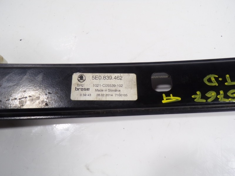 Recambio de elevalunas trasero derecho para skoda octavia lim. (5e3) active referencia OEM IAM 5E0839462 5E0839462 1021C0553912