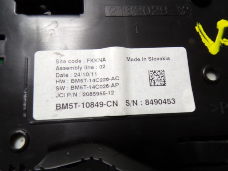 Recambio de cuadro instrumentos para ford focus lim. (cb8) 1.6 tdci cat referencia OEM IAM 5580301 BM5T14C226AC 