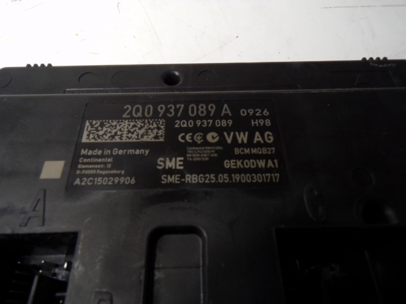 Recambio de modulo electronico para seat ibiza (kj1) 1.0 referencia OEM IAM 2Q0937089A 2Q0937089A A2C15029906