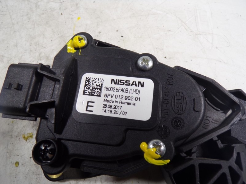 Recambio de potenciometro pedal para nissan micra v (k14) 0.9 cat referencia OEM IAM 180025FA0B 180025FA0B 6PV01290201