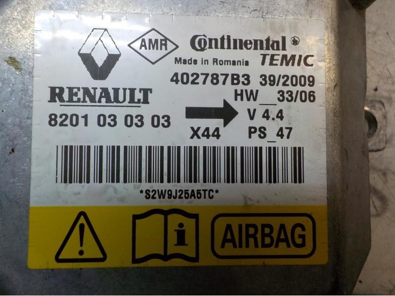Recambio de centralita airbag para renault twingo dynamique referencia OEM IAM   