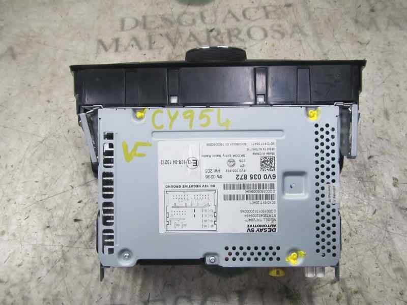 Recambio de sistema audio / radio cd para skoda fabia 1.0 mpi referencia OEM IAM 6V0035872IZY 6V0035872 