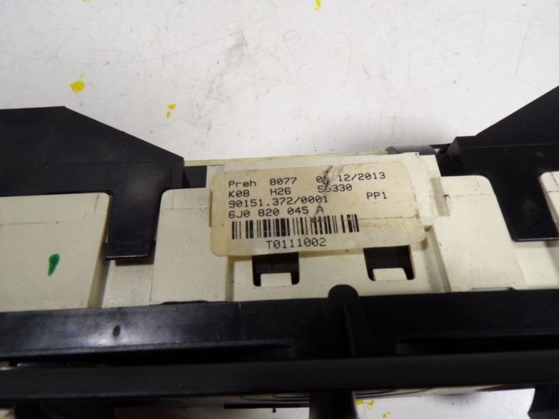 Recambio de mando calefaccion / aire acondicionado para seat ibiza (6j5) 1.6 tdi referencia OEM IAM 6J0820045ANEE 6J0820045A 