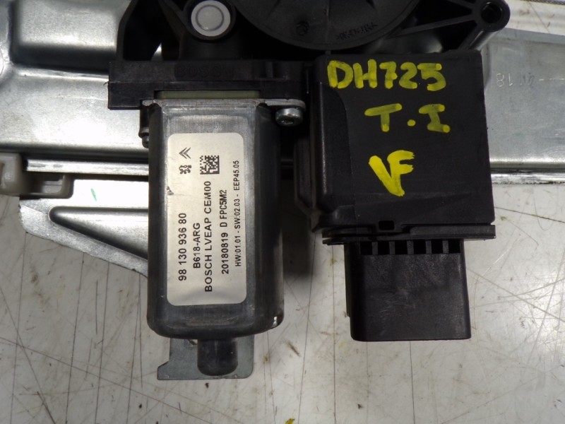 Recambio de elevalunas trasero izquierdo para citroën c3 1.2 12v vti referencia OEM IAM 9813093080 9813093680 