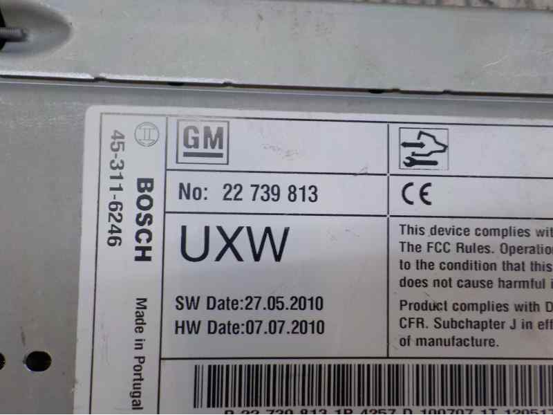 Recambio de sistema audio / radio cd para chevrolet cruze 1.8 cat referencia OEM IAM   