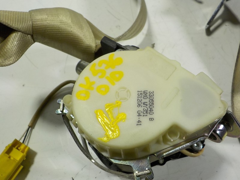 Recambio de cinturon seguridad delantero derecho para volkswagen eos (1f7) 2.0 tdi referencia OEM IAM 1Q1857706UHQ 1Q1857705 