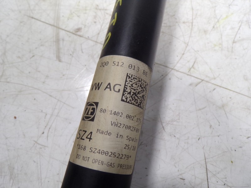 Recambio de amortiguador trasero derecho para volkswagen polo 1.0 tsi referencia OEM IAM 2Q0513049AN 2Q0512013BE 