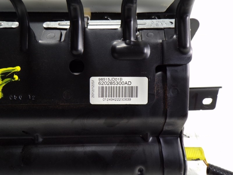 Recambio de airbag delantero derecho para nissan qashqai (j10) tekna premium referencia OEM IAM  98515JD01B 