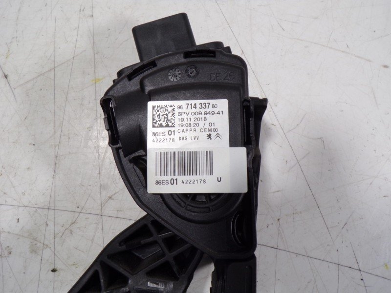 Recambio de potenciometro pedal para citroën c3 1.2 12v vti referencia OEM IAM 1601CW 9671433780 
