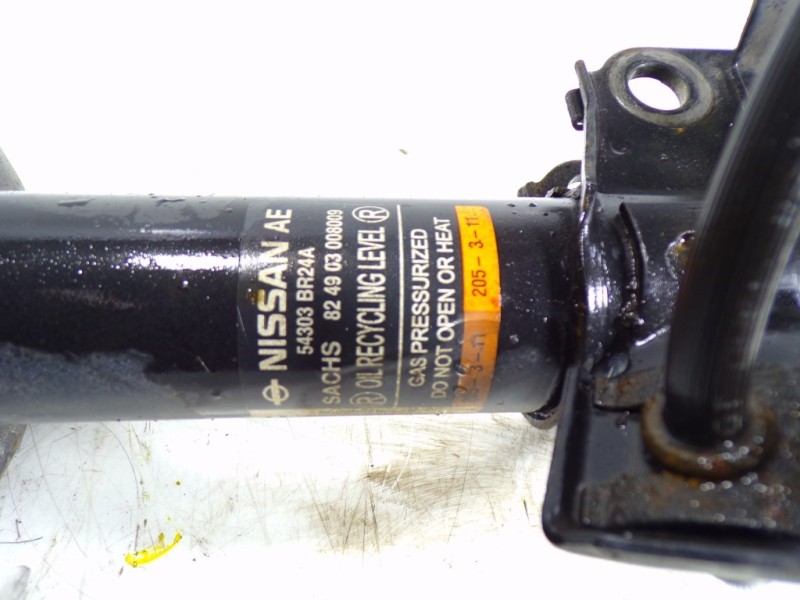 Recambio de amortiguador delantero izquierdo para nissan qashqai (j10) tekna premium referencia OEM IAM  54303BR24A 