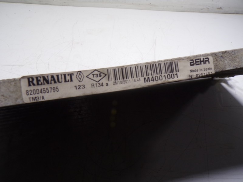 Recambio de condensador aire acondicionado para renault kangoo z.e. referencia OEM IAM 8200455795 8200455795 