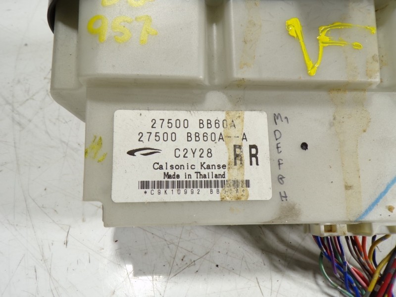 Recambio de mando climatizador para nissan qashqai (j10) tekna premium referencia OEM IAM  27500BB60A 