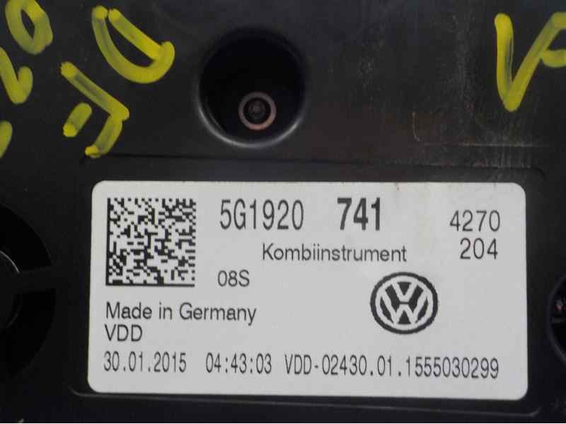 Recambio de cuadro instrumentos para volkswagen golf vii variant 1.6 tdi dpf referencia OEM IAM 5G1920741 5G1920741 