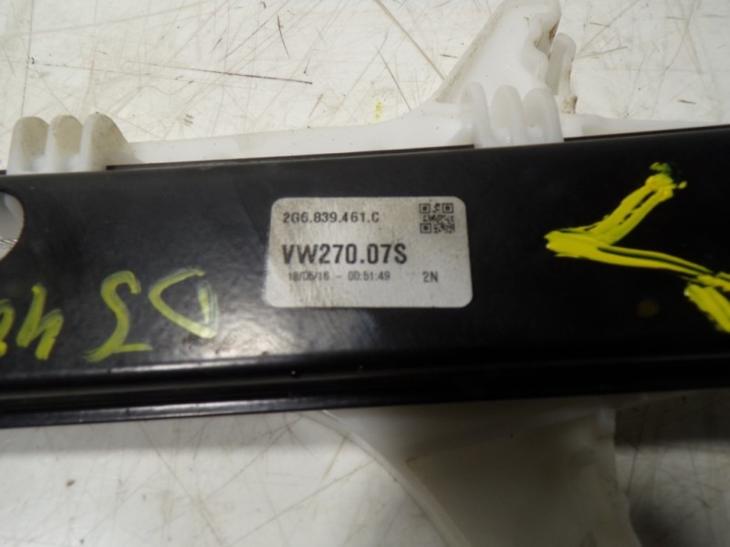 Recambio de elevalunas trasero izquierdo para volkswagen polo 1.0 tsi referencia OEM IAM 2G6839461C 2G5839461C 