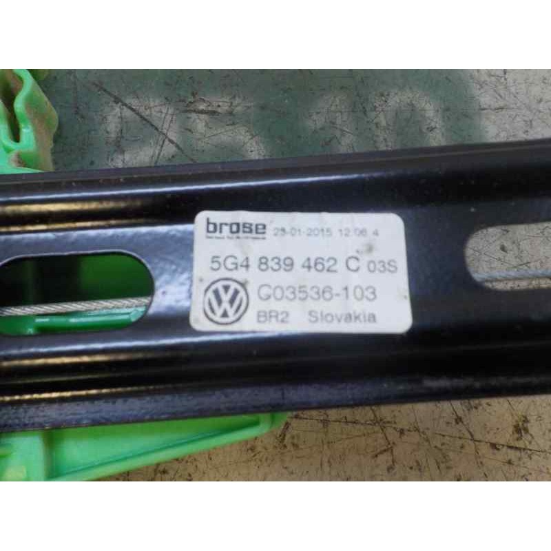 Recambio de elevalunas trasero derecho para volkswagen golf vii variant 1.6 tdi dpf referencia OEM IAM 5G4839462C 5G4839462C 