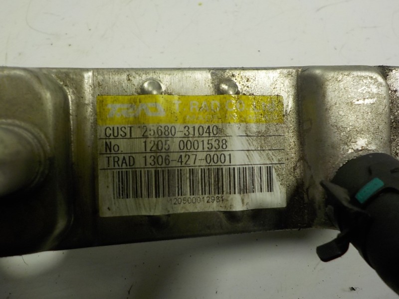 Recambio de enfriador egr para lexus rx 450h referencia OEM IAM 2568031040 2568031040 13064270001