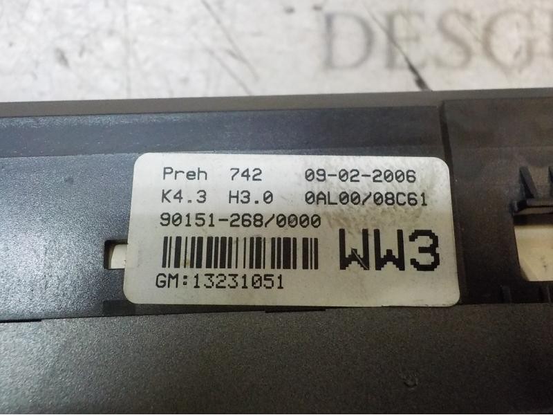 Recambio de mando climatizador para opel astra h ber. cosmo referencia OEM IAM   