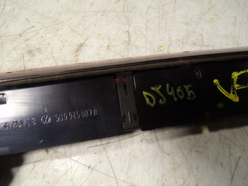 Recambio de piloto trasero central para volkswagen polo 1.0 tsi referencia OEM IAM 5G0945087B 5G0945087B 