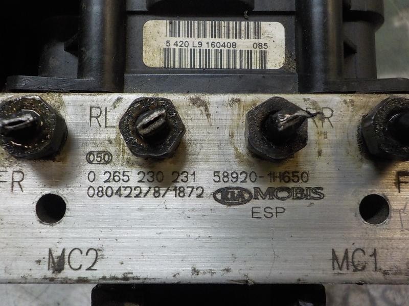 Recambio de abs para kia pro_cee´d 2.0 crdi referencia OEM IAM 589201H6B0 589201H650 0265230231