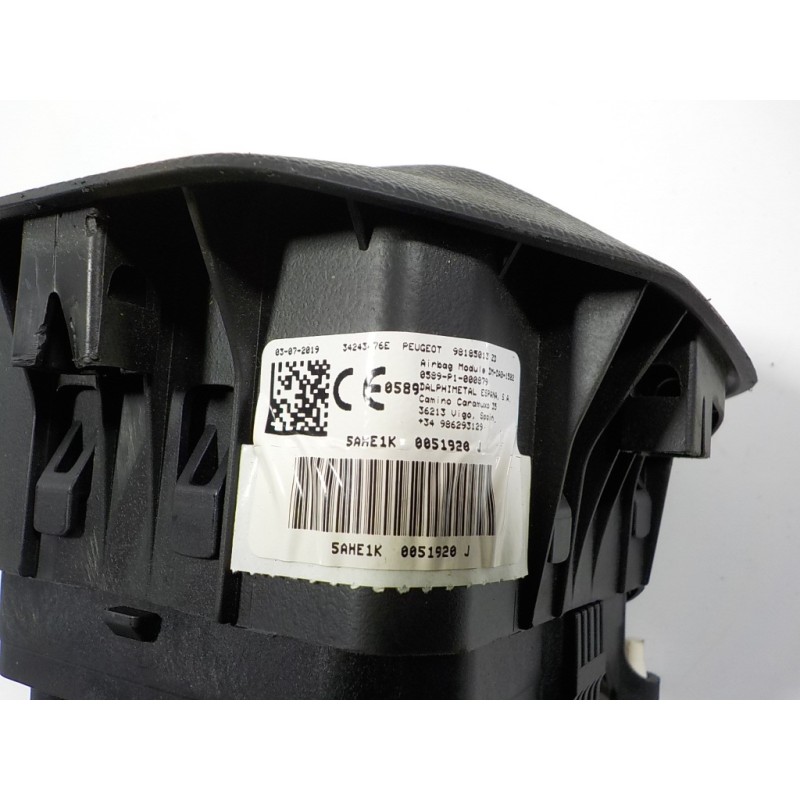 Recambio de airbag delantero izquierdo para peugeot 508 sw 1.5 blue-hdi fap referencia OEM IAM 98185013ZD 98185013ZZD 