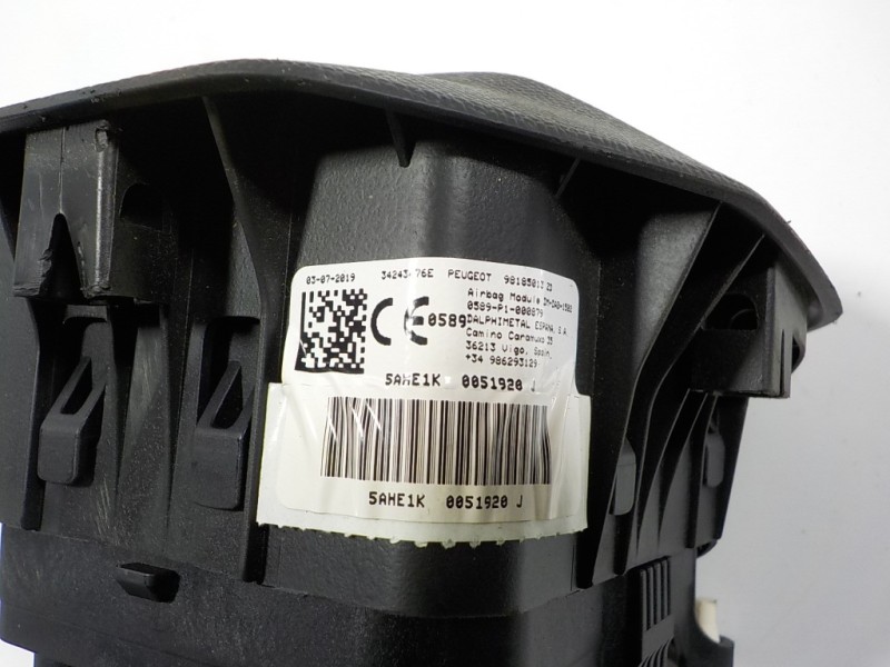 Recambio de airbag delantero izquierdo para peugeot 508 sw 1.5 blue-hdi fap referencia OEM IAM 98185013ZD 98185013ZZD 