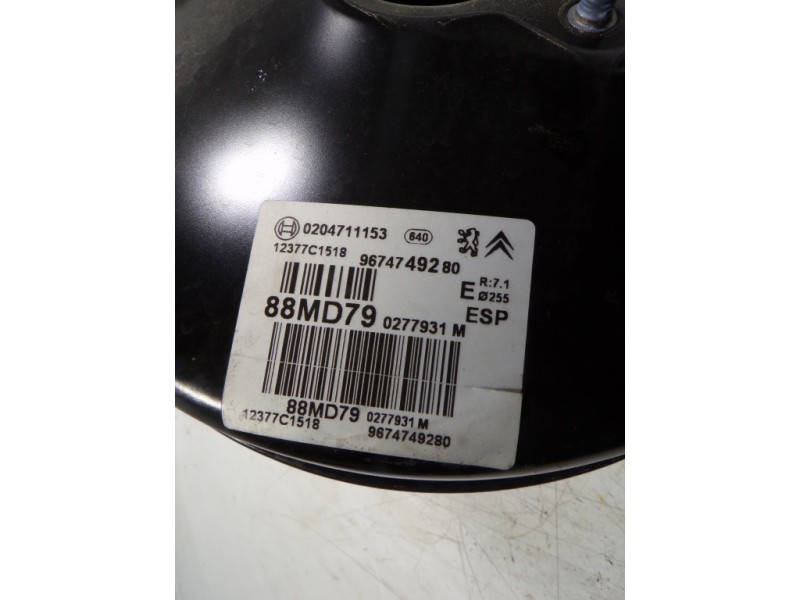 Recambio de servofreno para ds ds 4 crossback 1.6 thp referencia OEM IAM 4535ER 9674749280 0204711153