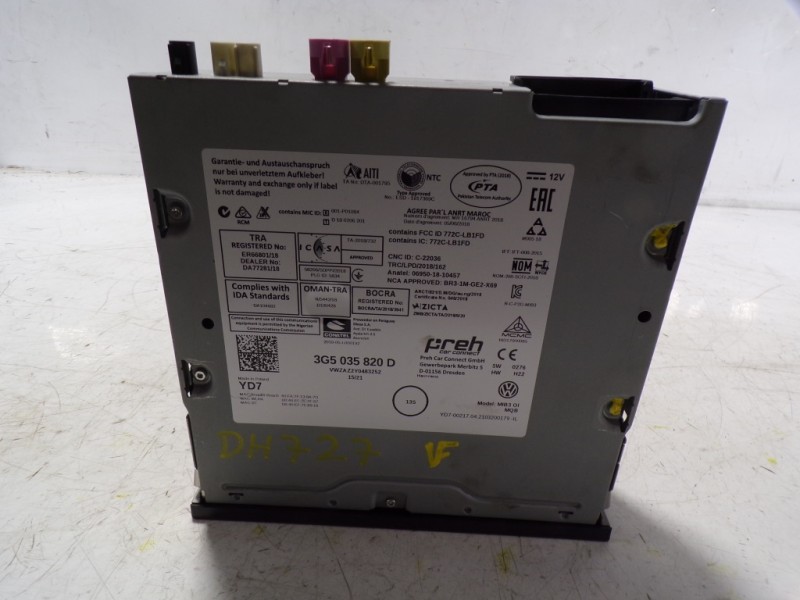 Recambio de sistema navegacion gps para volkswagen polo 1.0 tsi referencia OEM IAM 3G5035820D 3G5035820D 