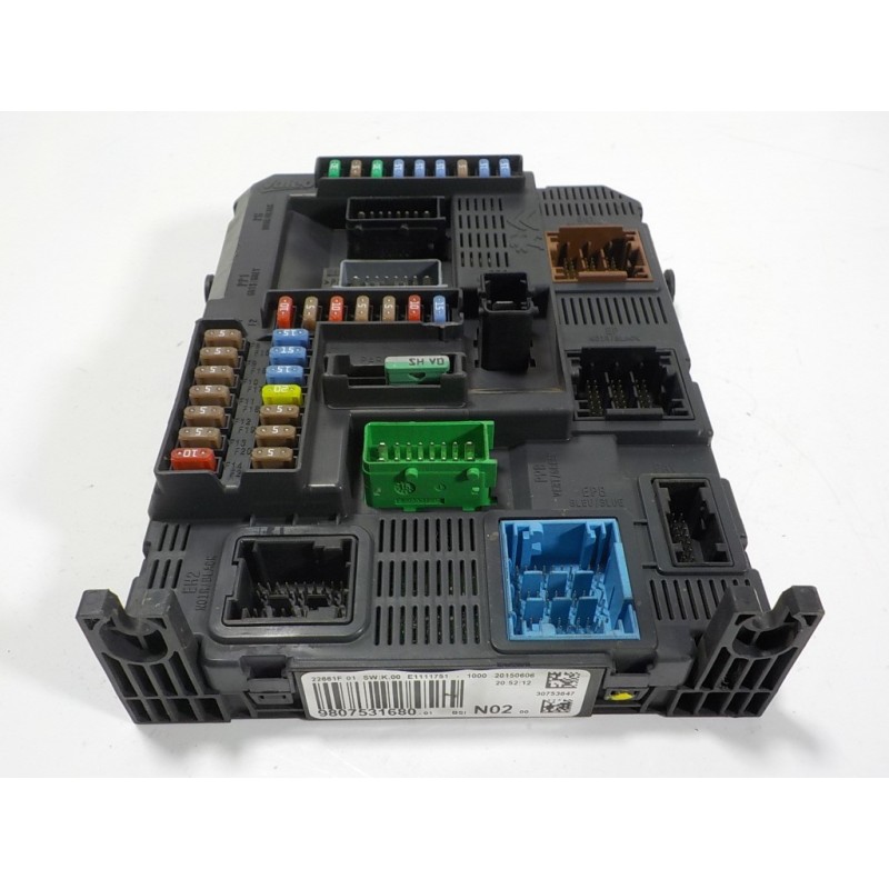 Recambio de caja reles / fusibles para peugeot 2008 (--.2013) 1.6 blue-hdi fap referencia OEM IAM 1611785680 980753168001 