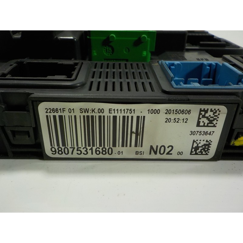 Recambio de caja reles / fusibles para peugeot 2008 (--.2013) 1.6 blue-hdi fap referencia OEM IAM 1611785680 980753168001 